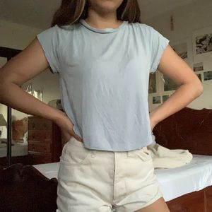 BRANDY MELVILLE BABY BLUE TEE